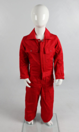 Kinderoverall rood