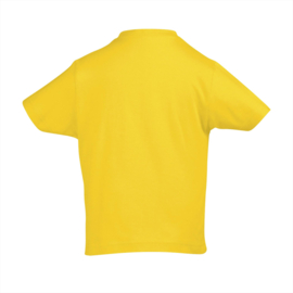 Kinder t-shirt geel