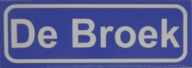 Koelkastmagneet plaatsnaambord De Broek