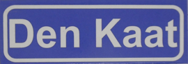 Koelkastmagneet plaatsnaambord Den Kaat