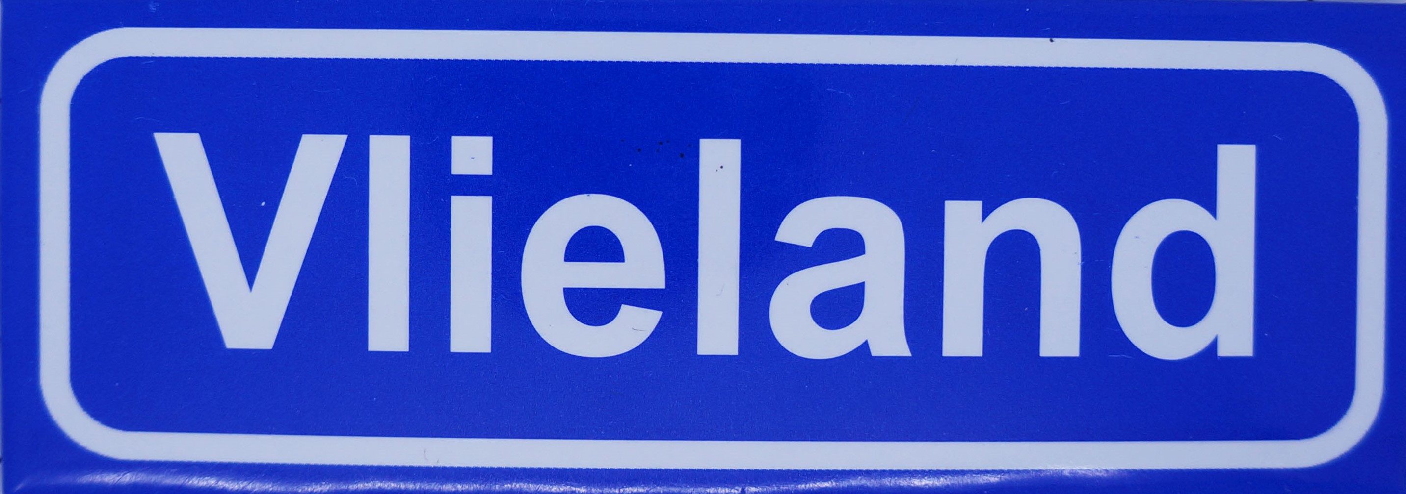 Koelkastmagneet plaatsnaambord Vlieland