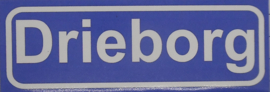 Koelkastmagneet plaatsnaambord Drieborg
