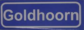 Koelkastmagneet plaatsnaambord Goldhoorn