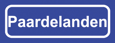 Koelkastmagneet plaatsnaambord Paardelanden