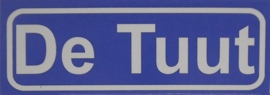 Koelkastmagneet plaatsnaambord De Tuut