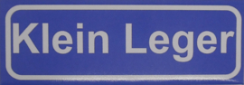 Koelkastmagneet plaatsnaambord Klein Leger