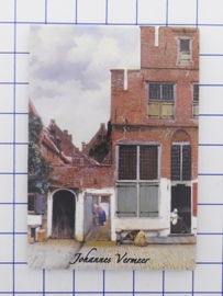 koelkastmagneet Johannes Vermeer straatje 20.305