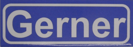 Koelkastmagneet plaatsnaambord Gerner