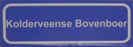 Koelkastmagneet plaatsnaambord Kolderveense Bovenboer