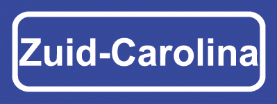 Koelkastmagneet plaatsnaambord Zuid-Carolina