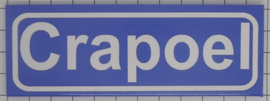 Koelkastmagneet plaatsnaambord Crapoel