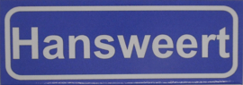 Koelkastmagneet plaatsnaambord Hansweert