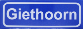 Koelkastmagneet plaatsnaambord Giethoorn
