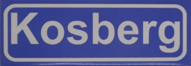 Koelkastmagneet plaatsnaambord Kosberg