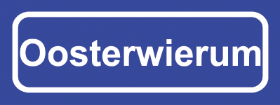 Koelkastmagneet plaatsnaambord Oosterwierum