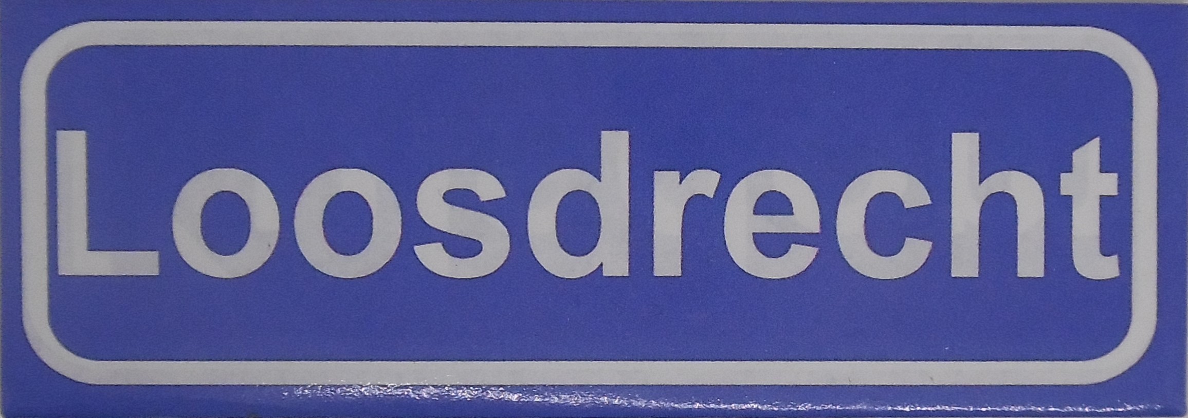 Koelkastmagneet plaatsnaambord Loosdrecht