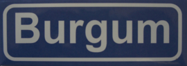 Koelkastmagneet plaatsnaambord Burgum