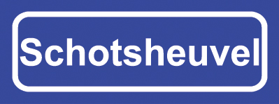 Koelkastmagneet plaatsnaambord Schotsheuvel