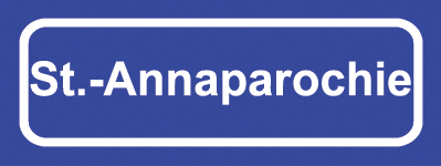 Koelkastmagneet plaatsnaambord St.-Annaparochie