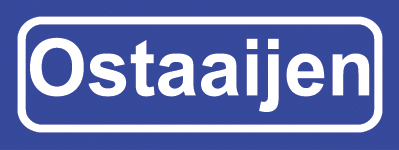 Koelkastmagneet plaatsnaambord Osstaaijen