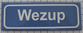 Koelkastmagneet plaatsnaambord Wezup