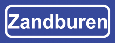 Koelkastmagneet plaatsnaambord Zandburen