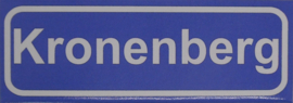 Koelkastmagneet plaatsnaambord Kronenberg