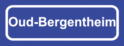 Koelkastmagneet plaatsnaambord Oud-Bergentheim