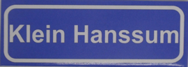 Koelkastmagneet plaatsnaambord Klein Hanssum