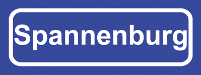 Koelkastmagneet plaatsnaambord Spannenburg