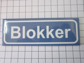 koelkastmagneet plaatsnaambord Blooker P_NH5.5004