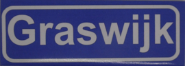 Koelkastmagneet plaatsnaambord Graswijk
