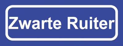 Koelkastmagneet plaatsnaambord Zwarte Ruiter