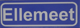 Koelkastmagneet plaatsnaambord Ellemeet