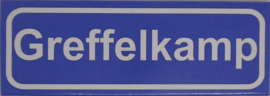 Koelkastmagneet plaatsnaambord Greffelkamp