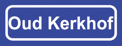 Koelkastmagneet plaatsnaambord Oud Kerkhof