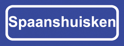 Koelkastmagneet plaatsnaambord Spaanshuisken