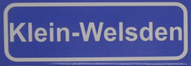 Koelkastmagneet plaatsnaambord Klein-Welsden