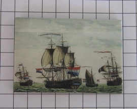 koelkastmagneet Holland VOC schepen 20.517
