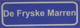 Koelkastmagneet plaatsnaambord De Fryske Marren