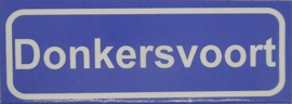 Koelkastmagneet plaatsnaambord Donkersvoort