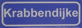 Koelkastmagneet plaatsnaambord Krabbendijke