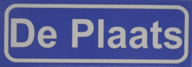 Koelkastmagneet plaatsnaambord De Plaats