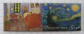 MAC 21.402 Vincent van Gogh Panoramamagneet combi met Slaapkamer en sterrennacht