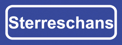 Koelkastmagneet plaatsnaambord Sterreschans