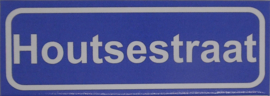 Koelkastmagneet plaatsnaambord Houtsestraat