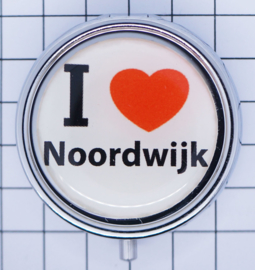 PIL_ZH10.001 pillendoosje I Love Noordwijk
