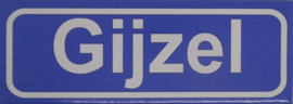 Koelkastmagneet plaatsnaambord Gijzel