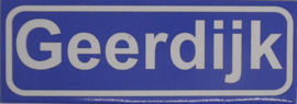 Koelkastmagneet plaatsnaambord Geerdijk