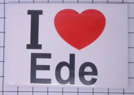 koelkastmagneet I ♥ Ede N_GE6.001
